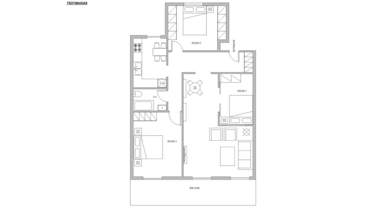 Houseloft Harmony Gardens Apartment Tesalonika Bagian luar foto